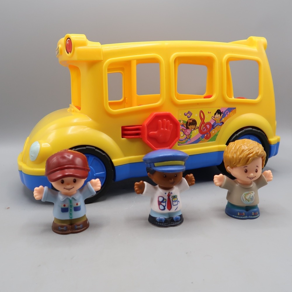 Fisher-Price Little People School Bus Hours of Imaginative Play with Figures